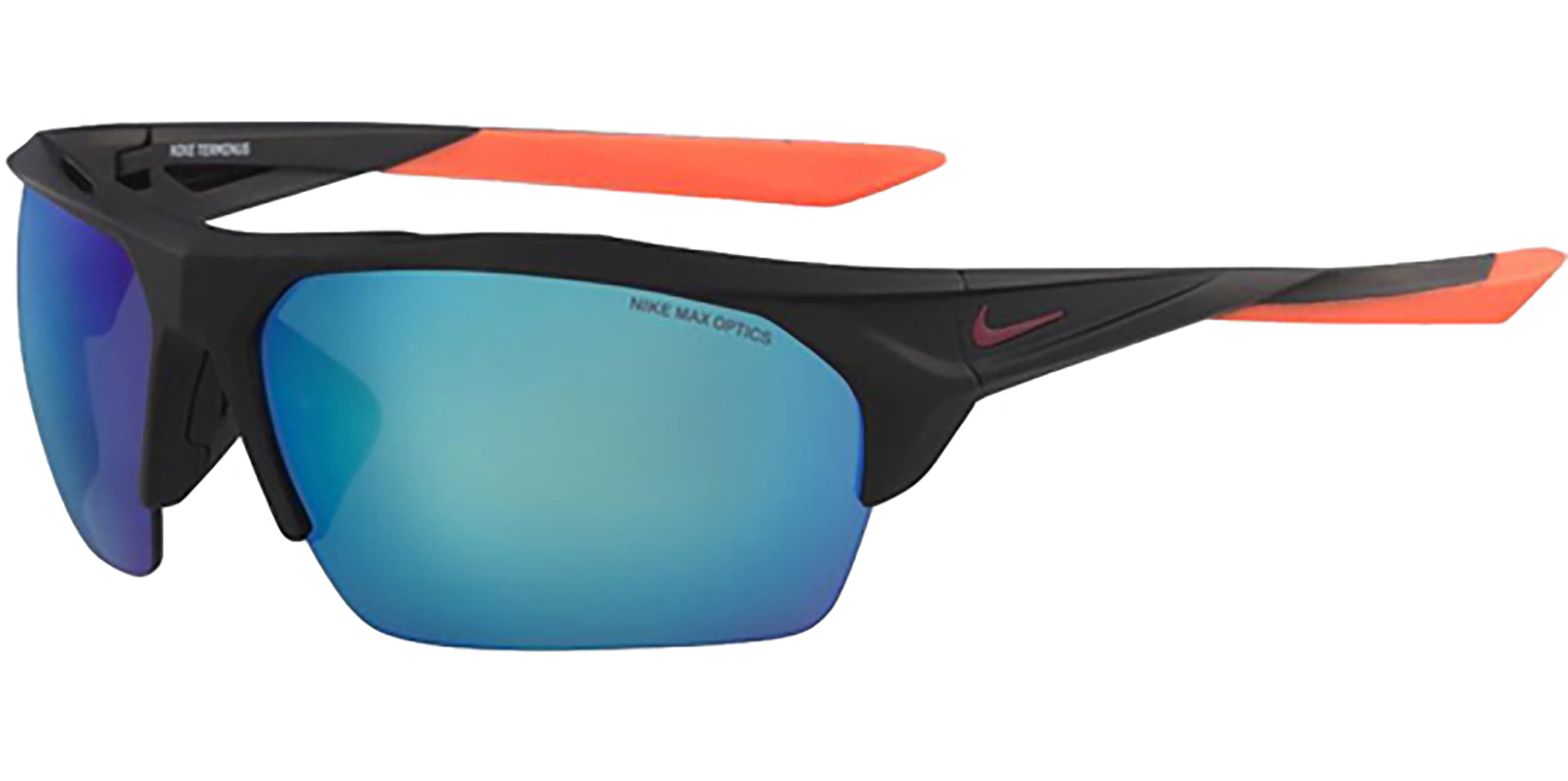 Nike Terminus Semi-Rimless Sport w/Max Optics Mirror Lens - Eyedictive