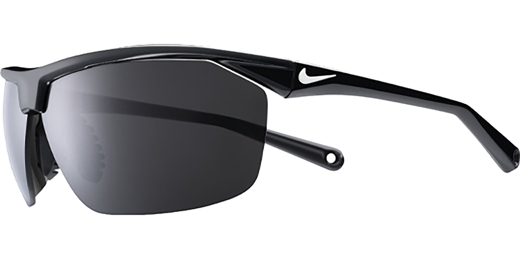 Nike Tailwind 12 Black Semi-Rimless w/ Flying Lens - Eyedictive