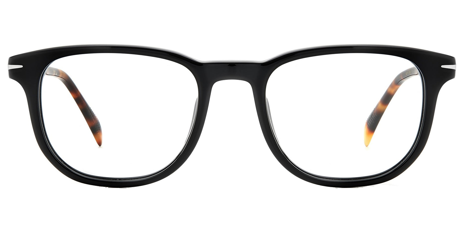 David Beckham Black Havana Square Eyeglass Frames