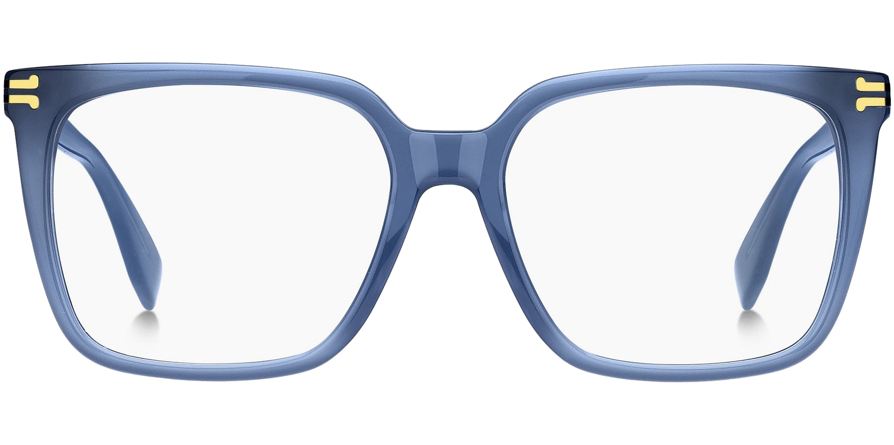 Marc Jacobs Blue Square Eyeglass Frames w/ Steel Hinges