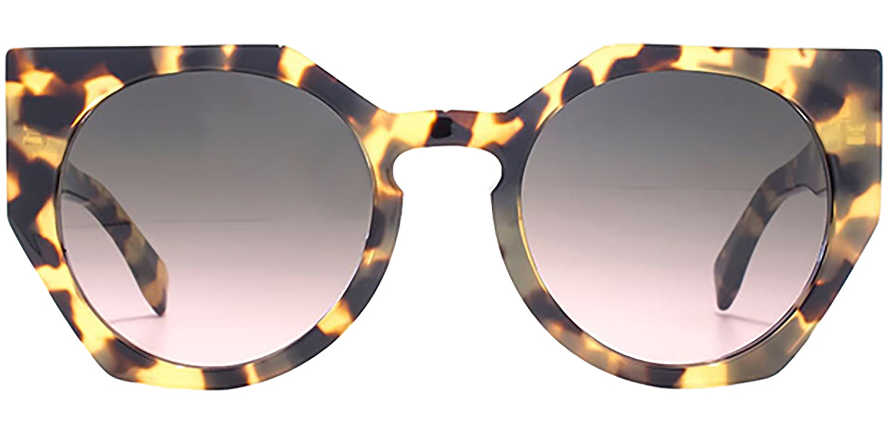 Fendi Facets Acetate Geometric Cat-Eye - Eyedictive