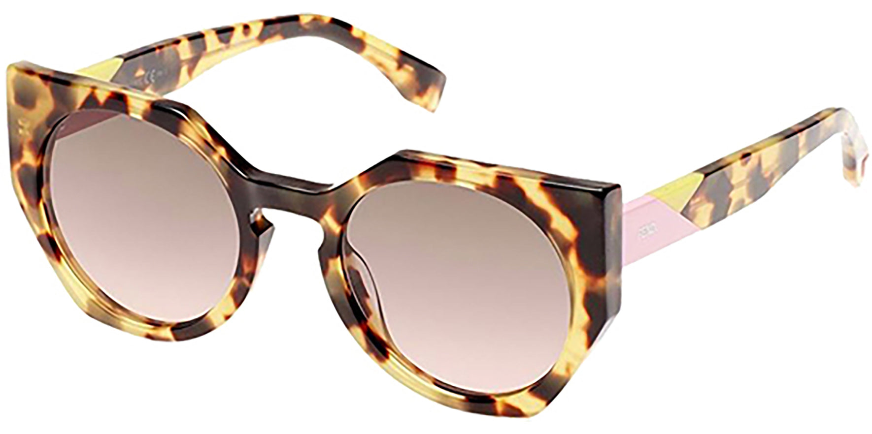 Fendi Facets Acetate Geometric Cat-Eye - Eyedictive