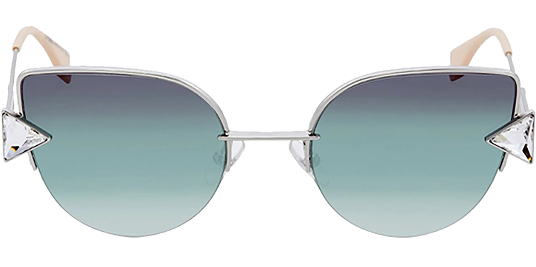 Fendi Rainbow Crystal Tipped Gradient Cat-Eye - Eyedictive