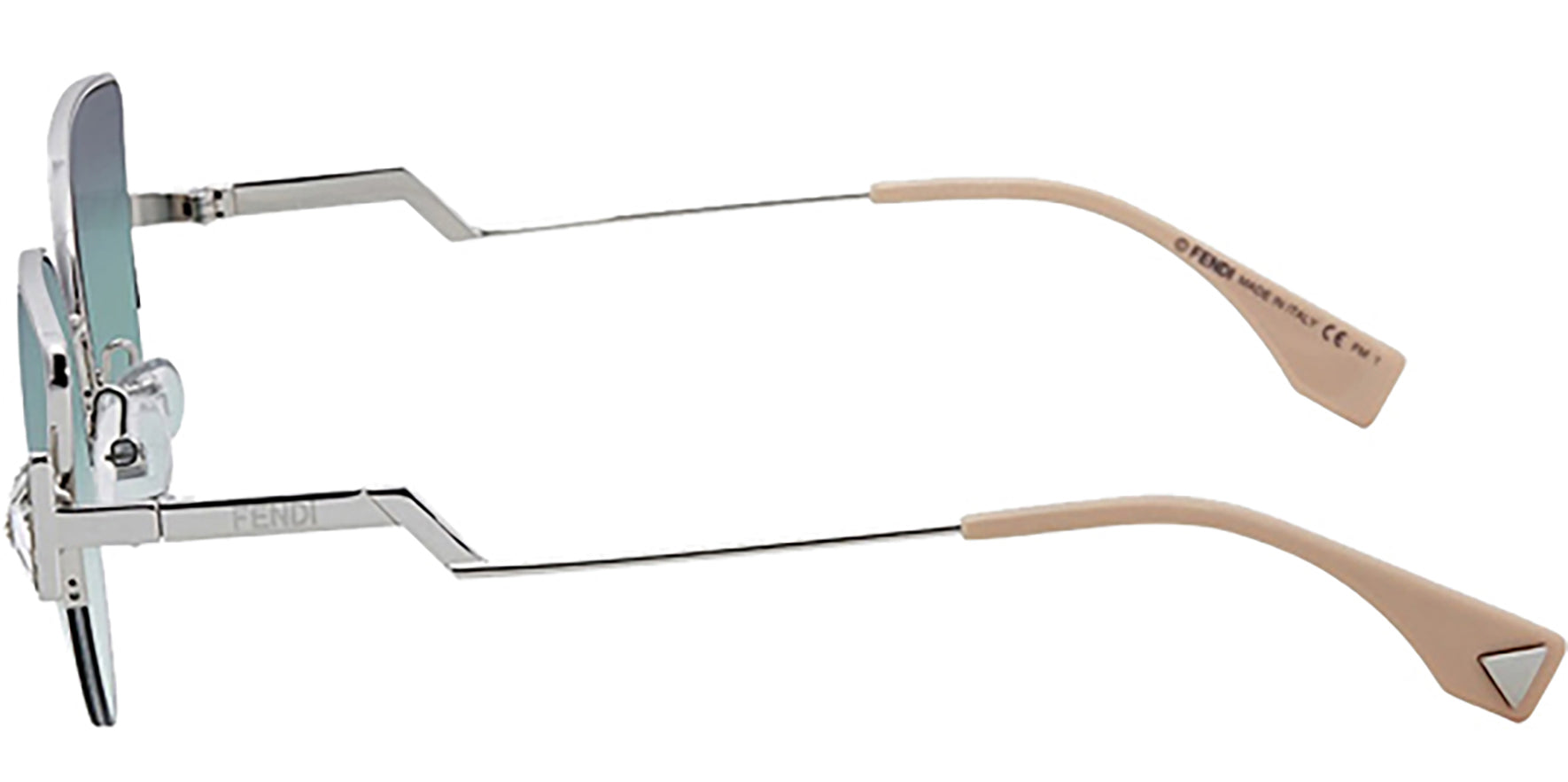 Fendi Rainbow Crystal Tipped Gradient Cat-Eye - Eyedictive