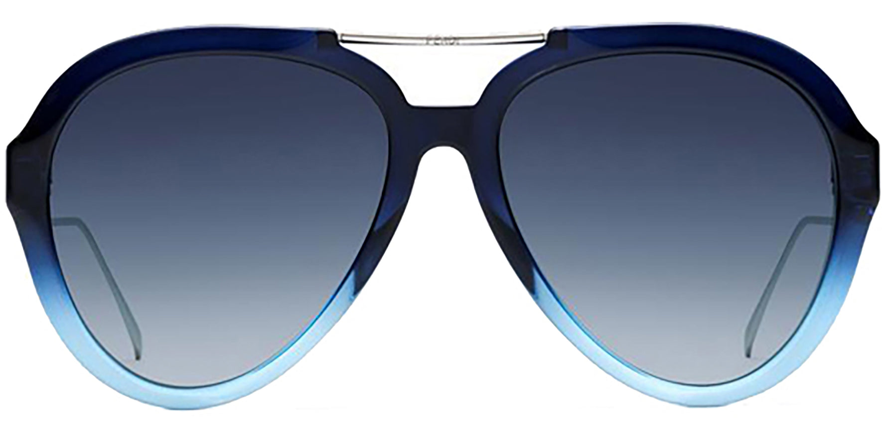 Fendi Tropical Shine Oversize Gradient Aviator - Eyedictive