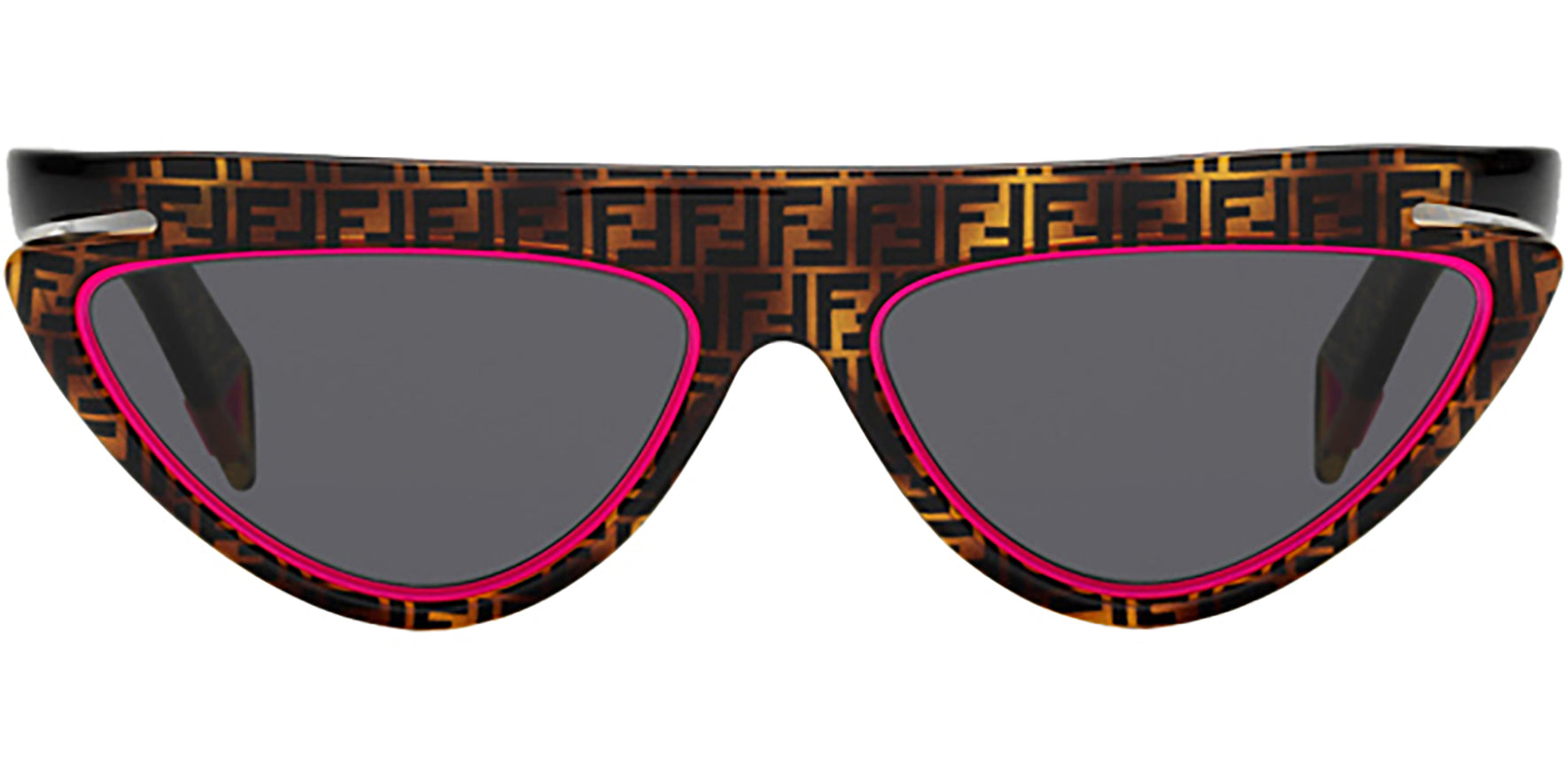 Fendi Flat Brow Cat-Eye w/ Rim Inlay - Eyedictive