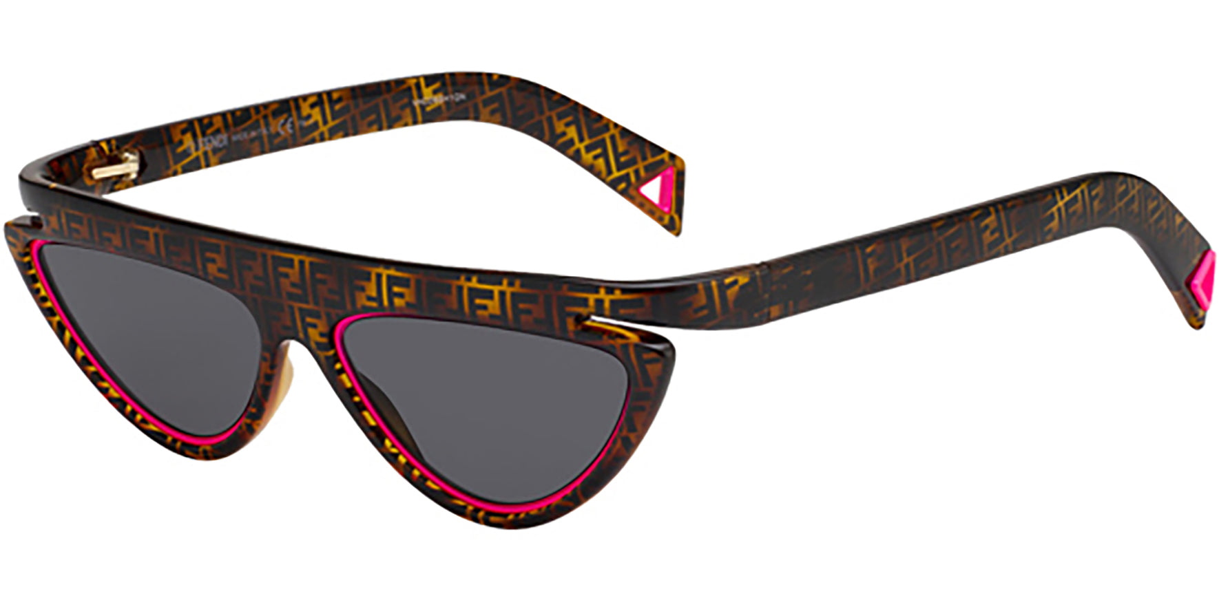 Fendi Flat Brow Cat-Eye w/ Rim Inlay - Eyedictive