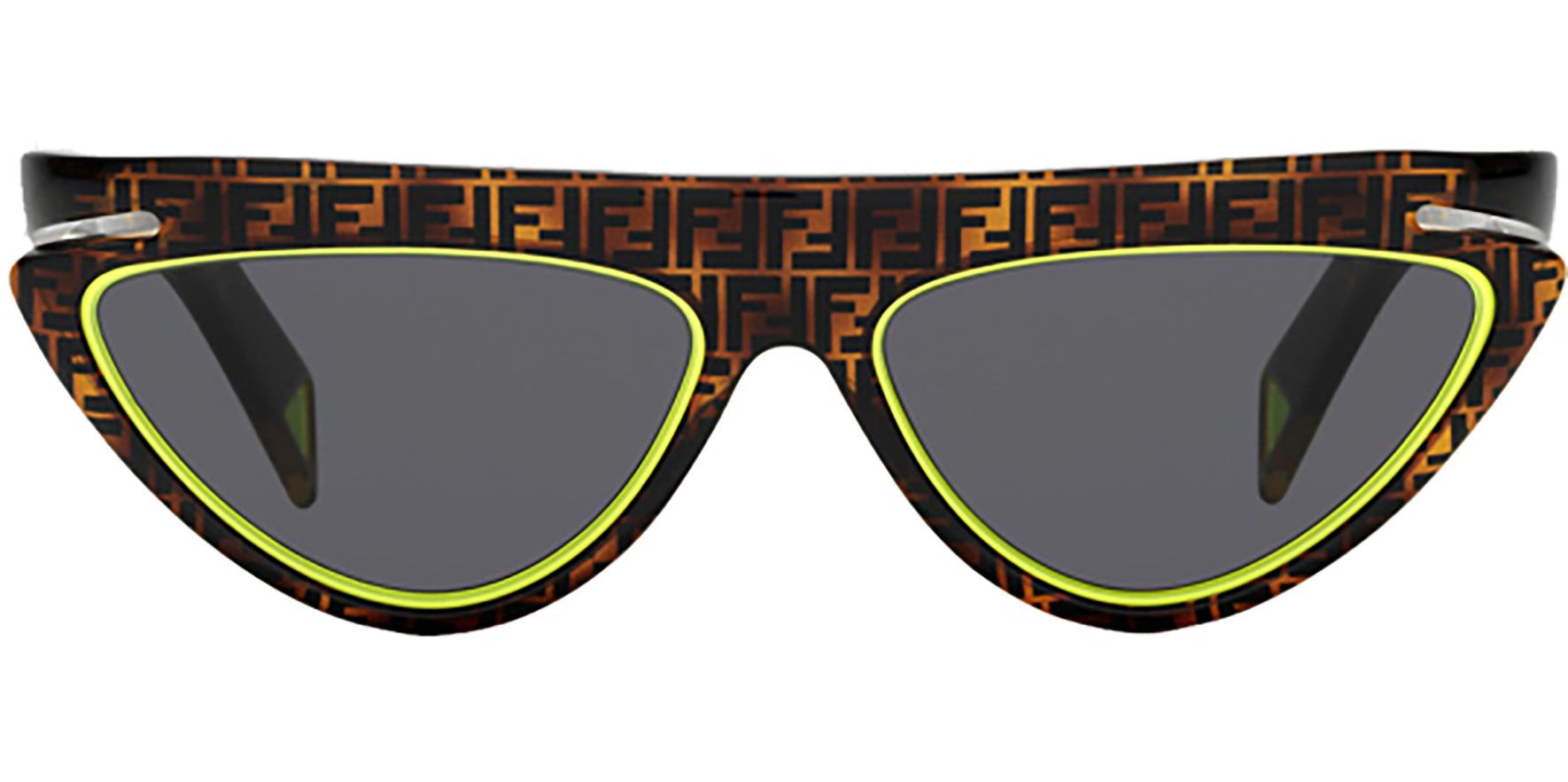 Fendi Flat Brow Cat-Eye w/ Rim Inlay - Eyedictive