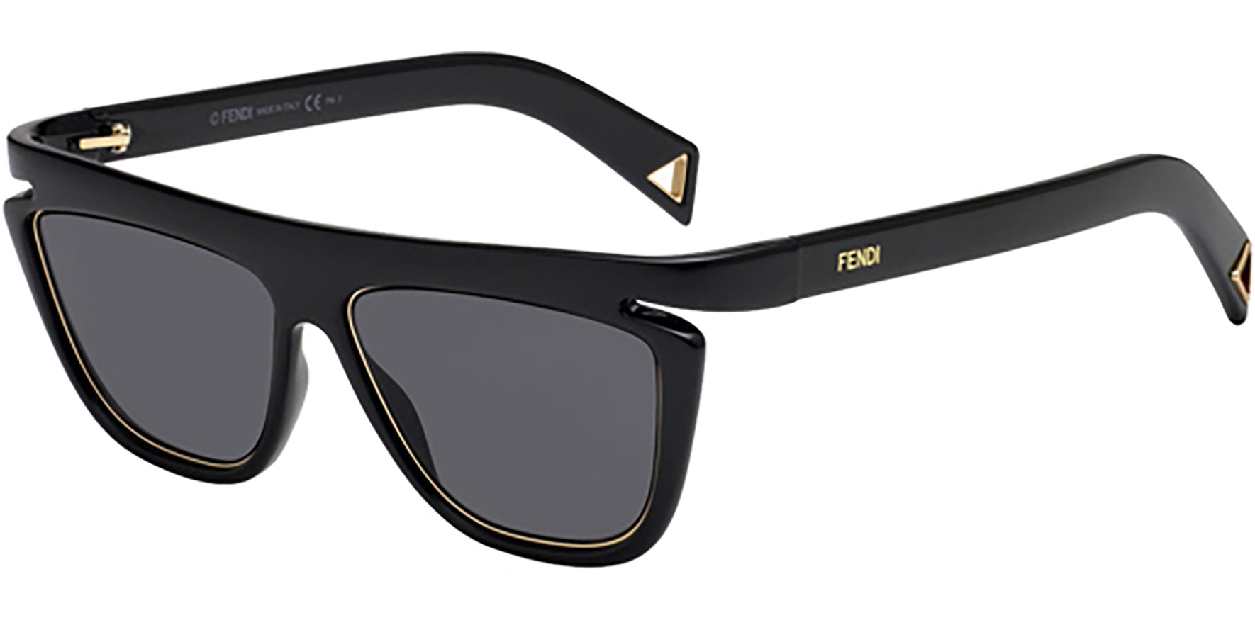 Fendi Flat Top Cut-Away Soft Square - Eyedictive