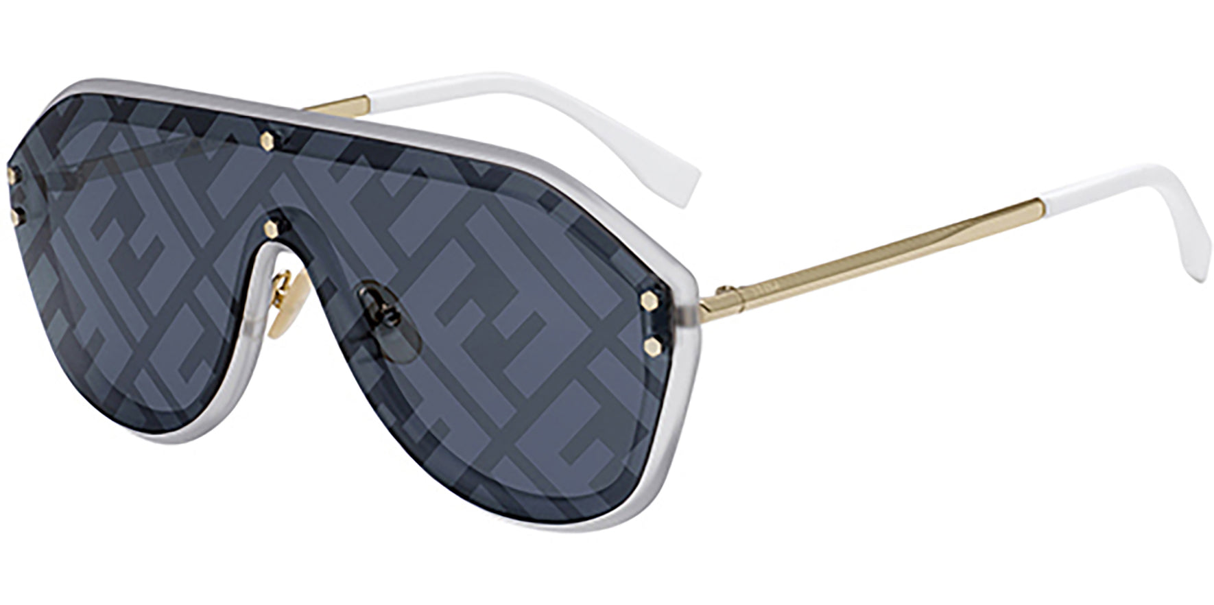 Fendi Fabulous Shield w/ Blue Decor Lens - Eyedictive