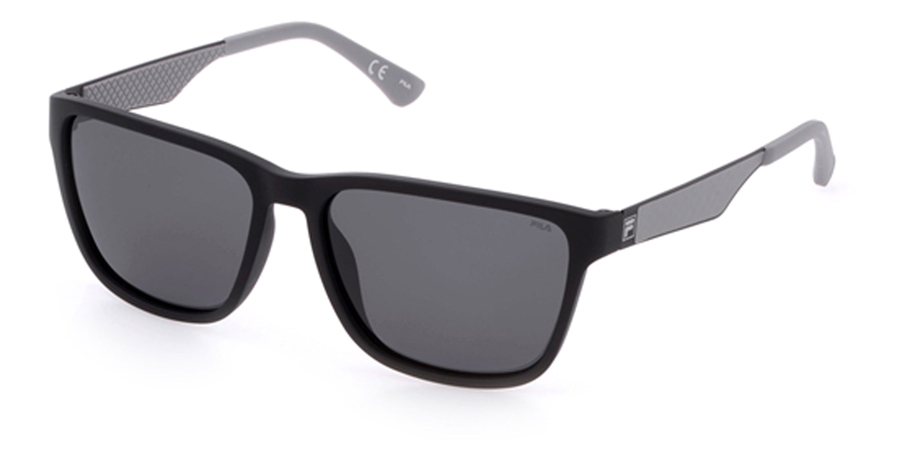 Fila Polarized Square Sport w/ Coated Metal Temples - Eyedictive