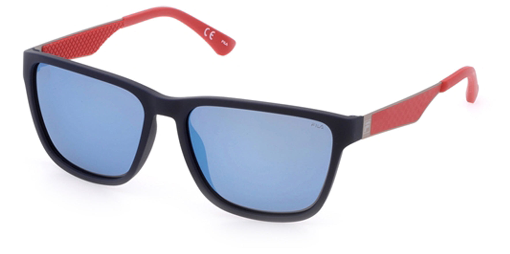 Fila Polarized Square Sport w/ Coated Metal Temples - Eyedictive