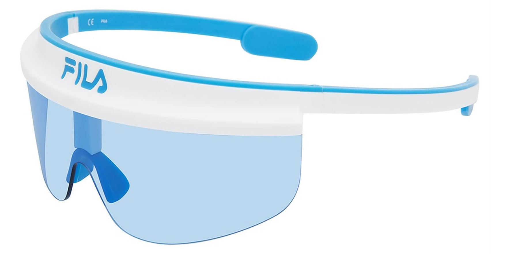 Fila Semi-Rimless Sport Shield w/ Visor Detail - Eyedictive