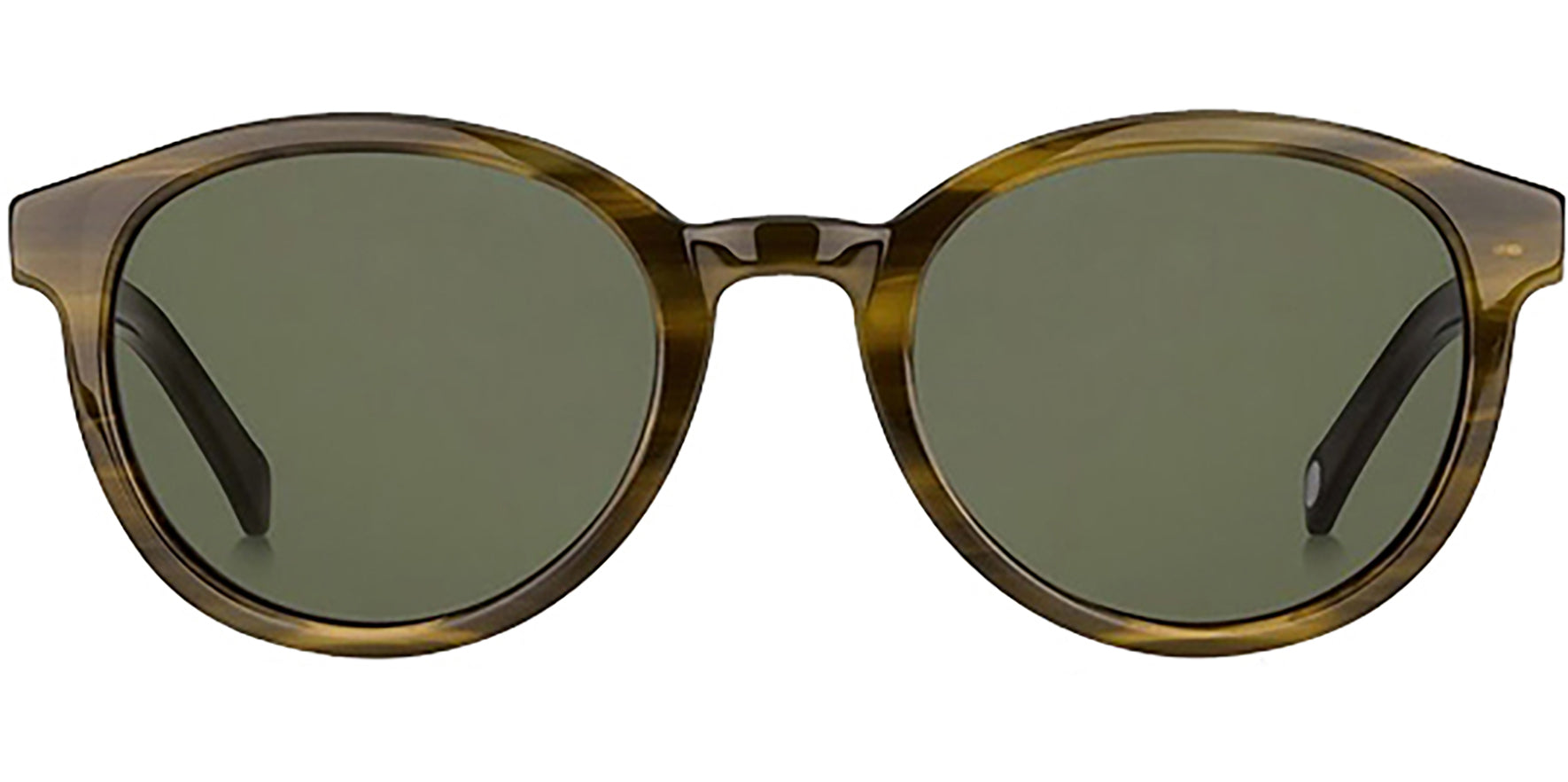 Fossil Brown Horn Vintage Style Round - Eyedictive