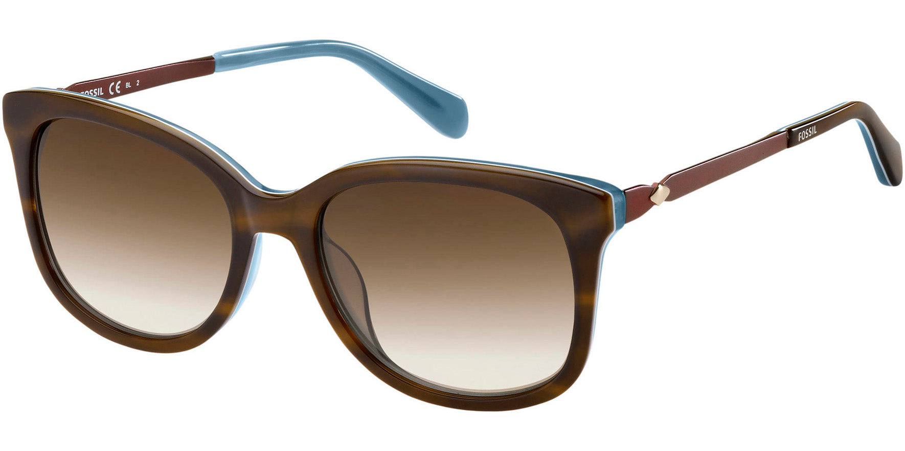 Fossil Soft Square Classic w/ Gradient Lens - Eyedictive