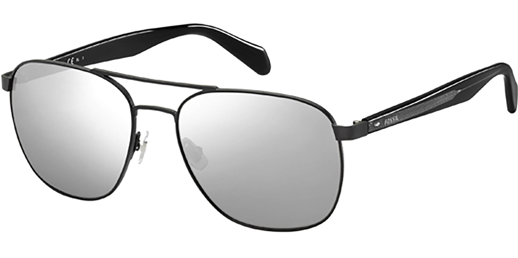 Fossil Matte Black Navigator w/ Mirror Lens - Eyedictive