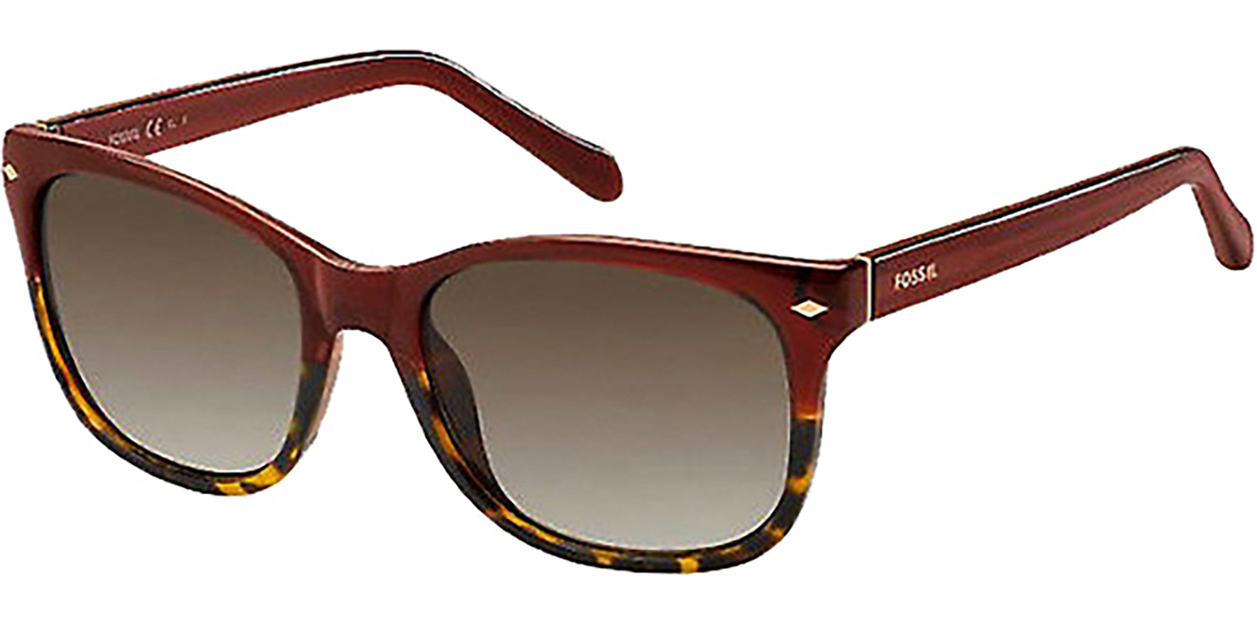 Fossil Neely Burgundy Classic w/ Gradient Lens - Eyedictive