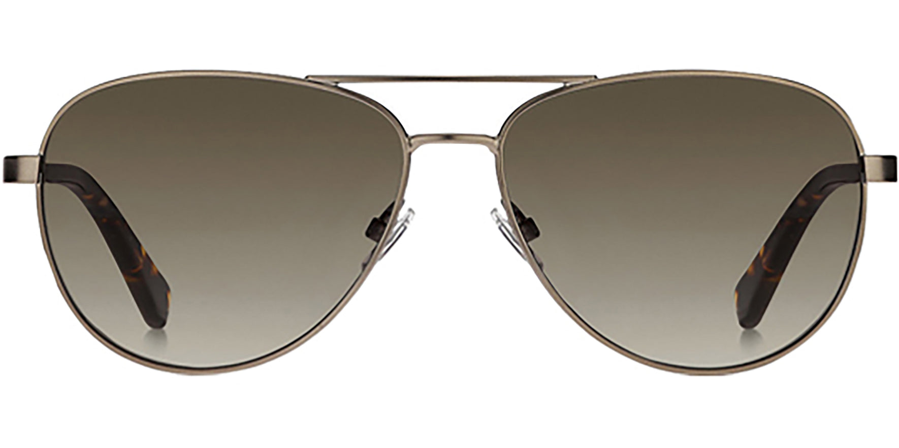 Fossil Matte Brown Aviator w/ Gradient Lens - Eyedictive