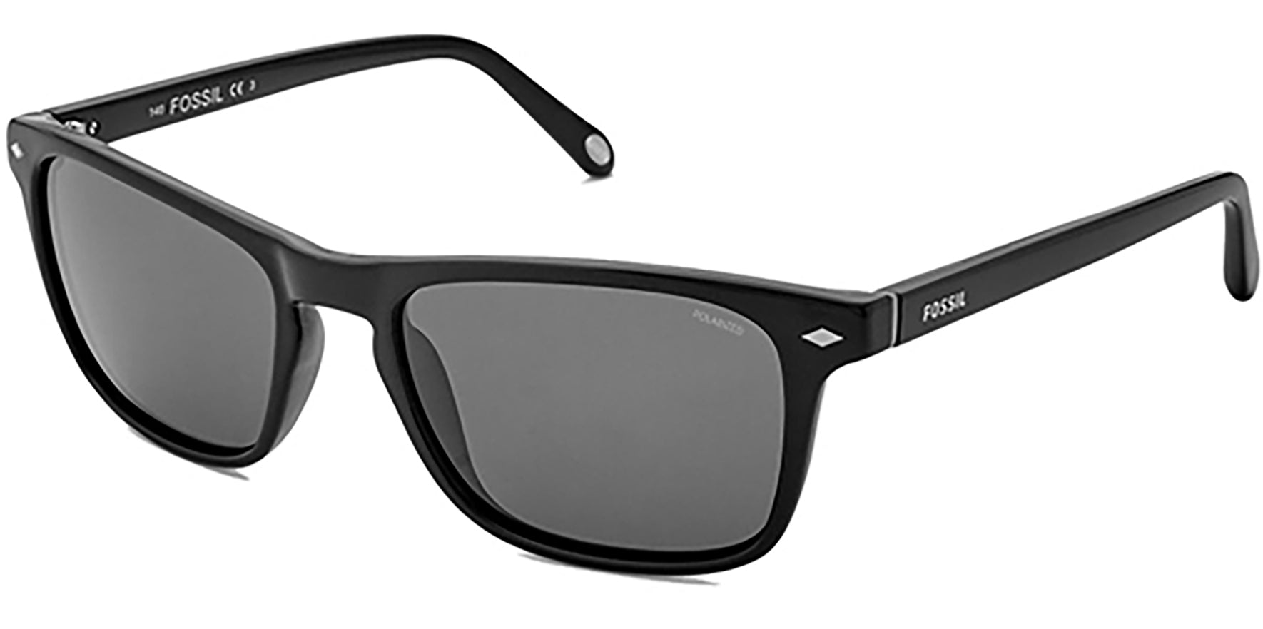 Fossil Merritt Polarized Keyhole Black Classic - Eyedictive