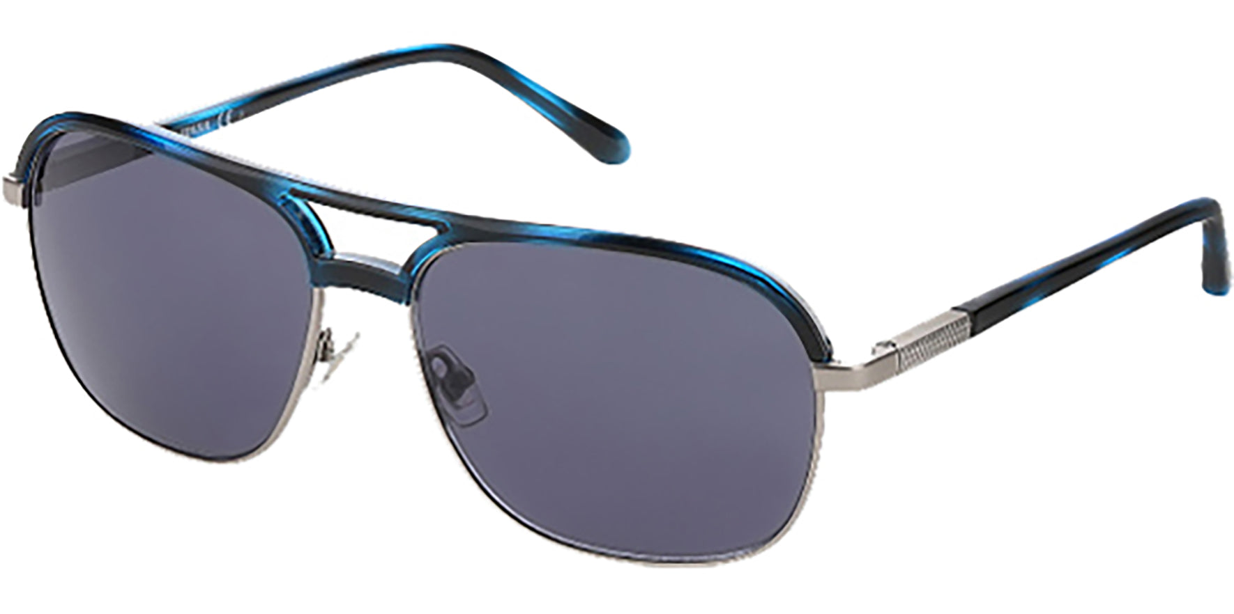 Fossil Blue Horn Brow-Line Navigator - Eyedictive