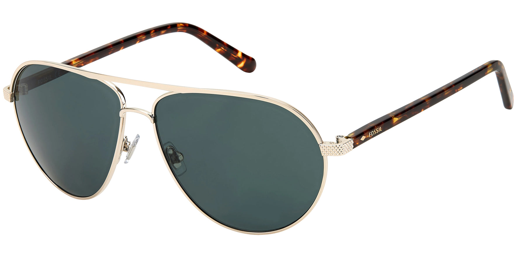 Fossil Classic Aviator w/ Slim Temples