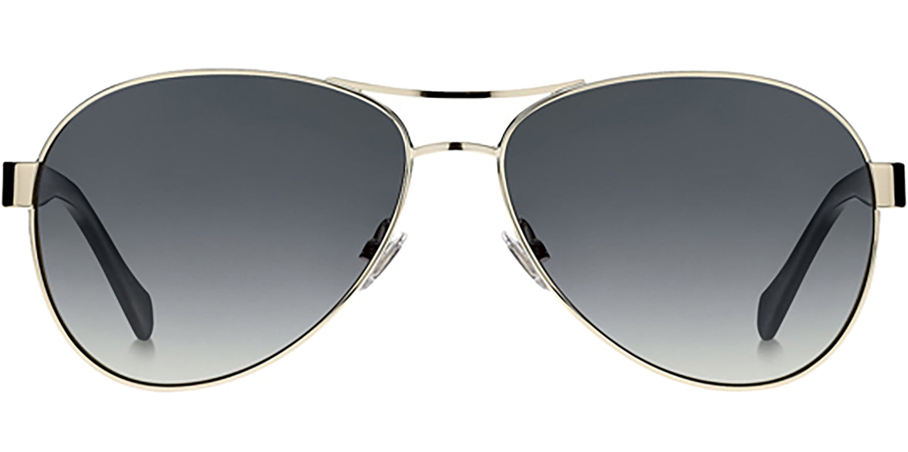 Fossil Light Gold-Tone Aviator w/ Gradient Lens - Eyedictive