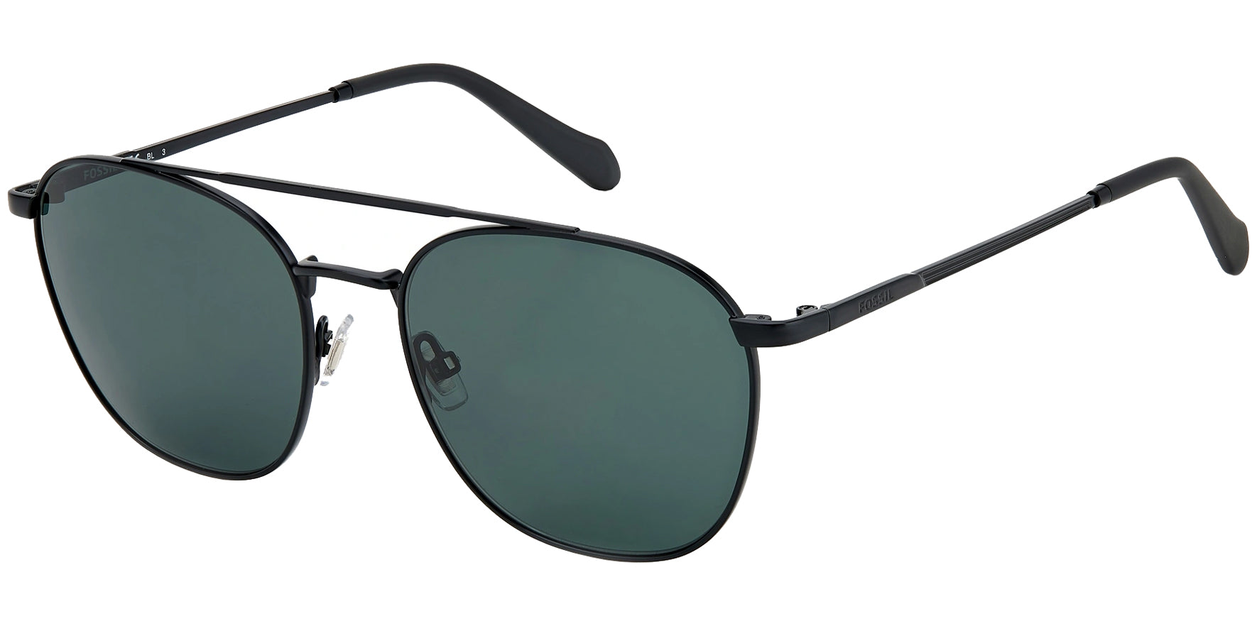 Fossil Stylized Brow-Bar Aviator