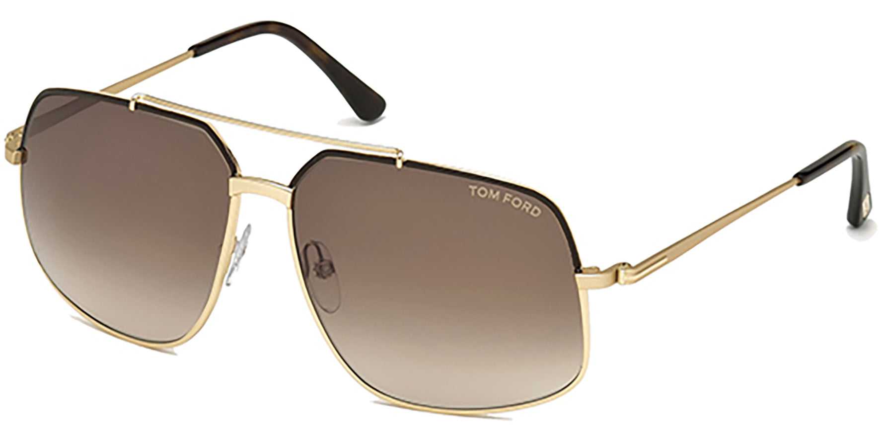 Tom Ford Ronnie Oversize Aviator w/ Gradient Lens - Eyedictive