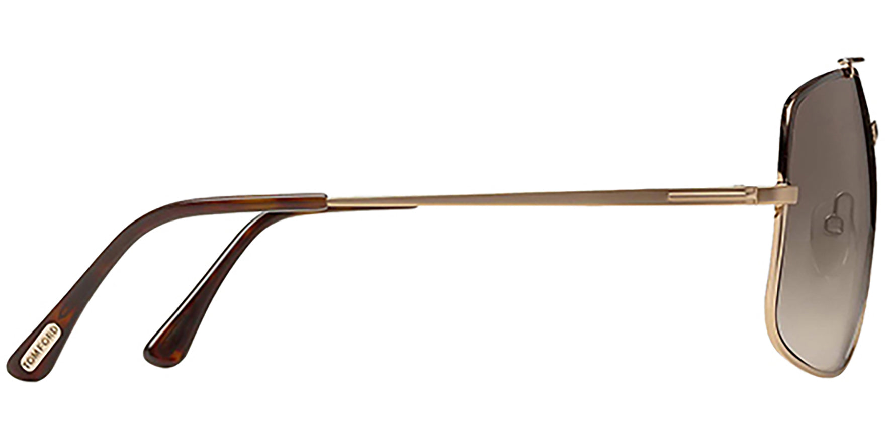 Tom Ford Ronnie Oversize Aviator w/ Gradient Lens - Eyedictive