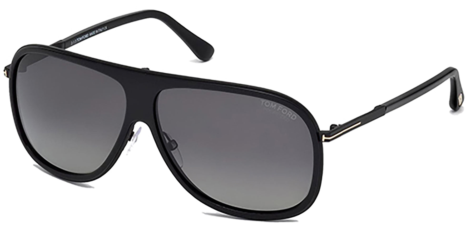 Tom Ford Chris Polarized Black Pilot - Eyedictive