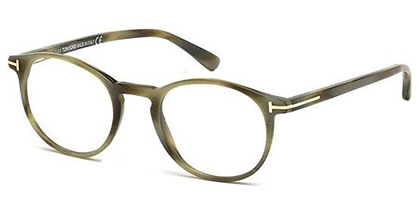 Tom Ford Optical Vintage Round Horn FT5294-064 - Eyedictive