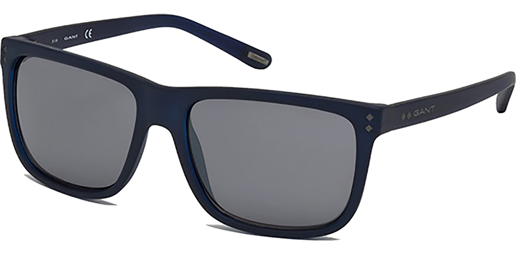 Gant Polarized Square w/ Smoke Flash Lens - Eyedictive