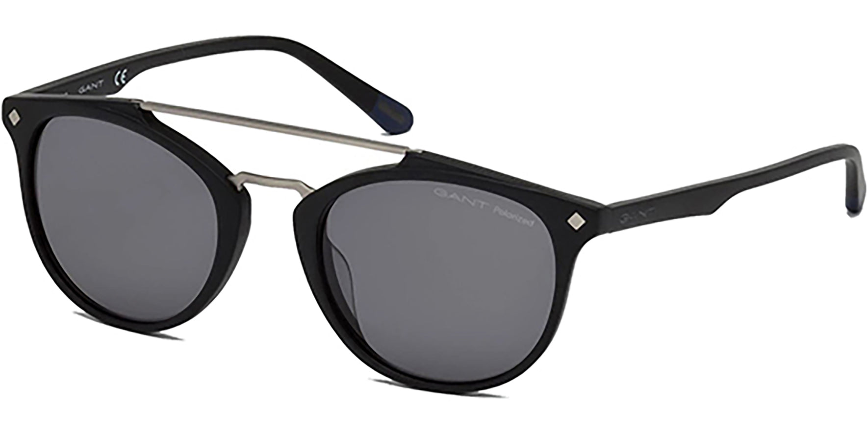 Gant Eyewear Polarized Round Brow-Bar Classic - Eyedictive