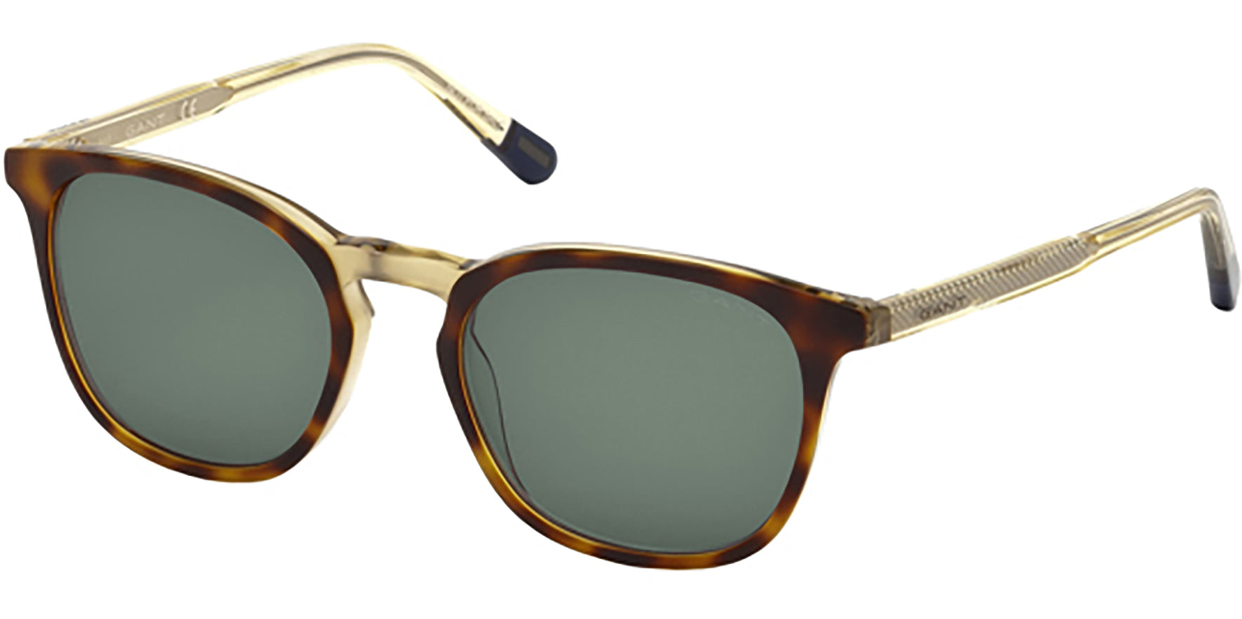 Gant Eyewear Men's Matte Tortoise Rounded Sunglasses - Eyedictive