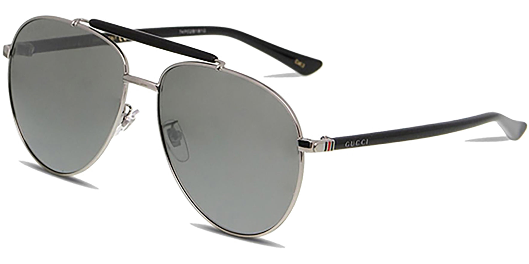 Gucci Classic Aviator w/ Silver Flash Lens - Eyedictive