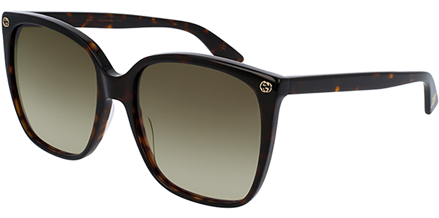 Gucci Oversize Square Cat-Eye w/ Gradient Lens - Eyedictive