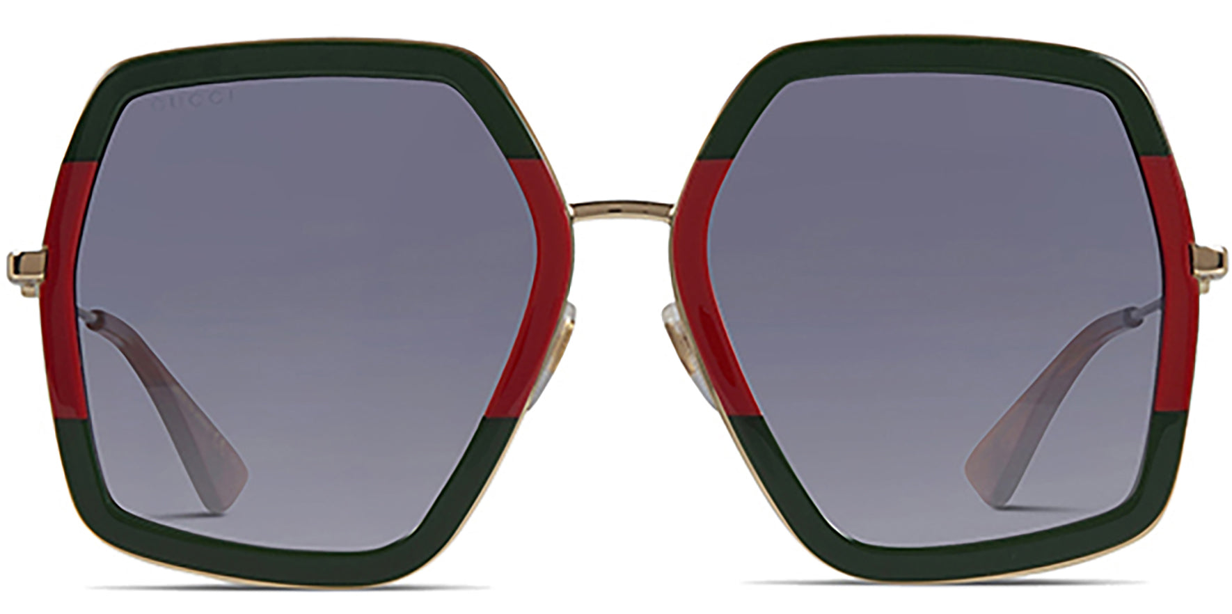 Gucci Multi-Color Geometric Oversize - Eyedictive