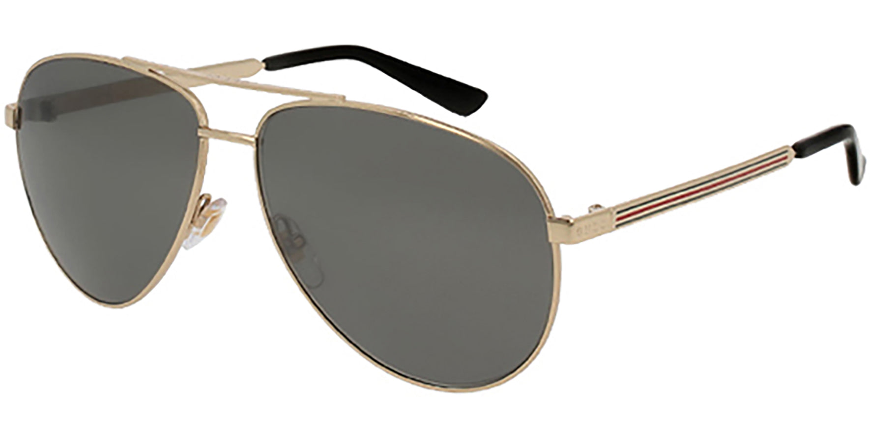 Gucci Classic Gold Aviator w/ Grey Flash Lens - Eyedictive