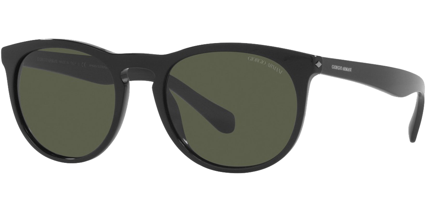 Giorgio Armani Black Modified Round - Eyedictive