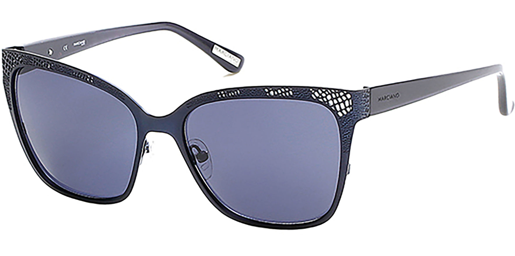 Guess By Marciano Satin Blue Cat-Eye - Eyedictive