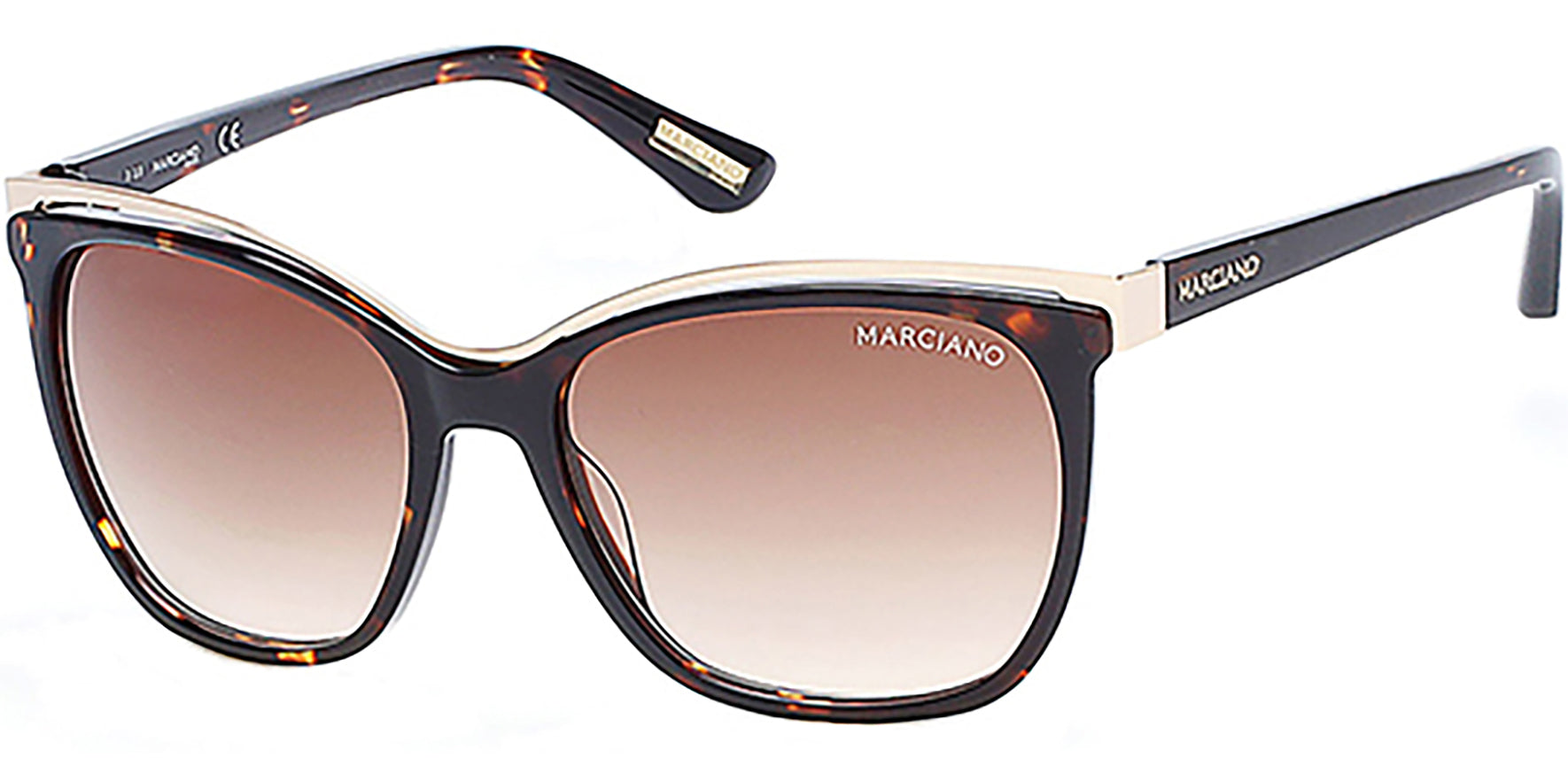 Guess By Marciano Metal Browline Cat-Eye - Eyedictive