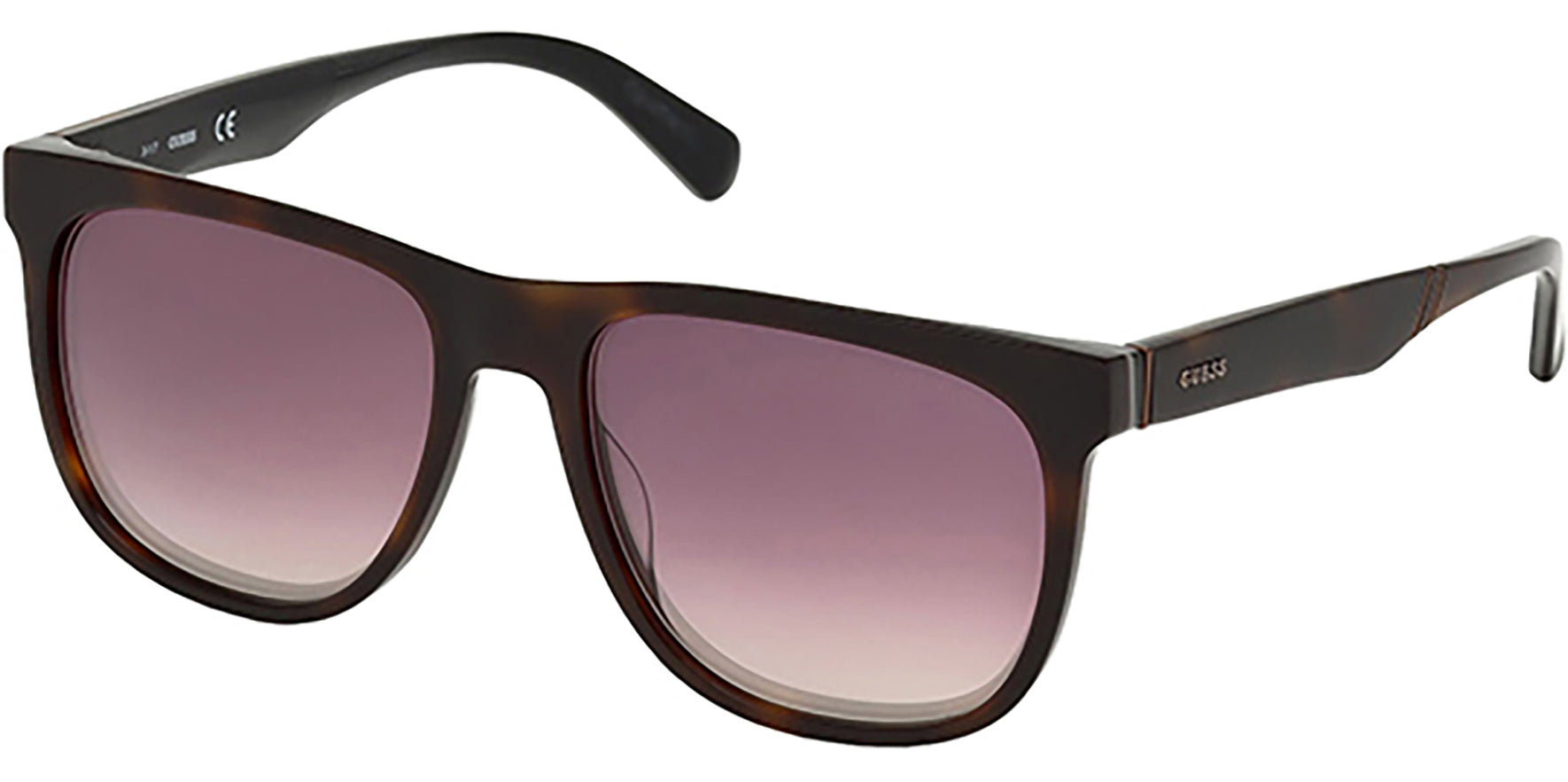 Guess Matte Havana Flat-Top w/ Gradient Lens - Eyedictive