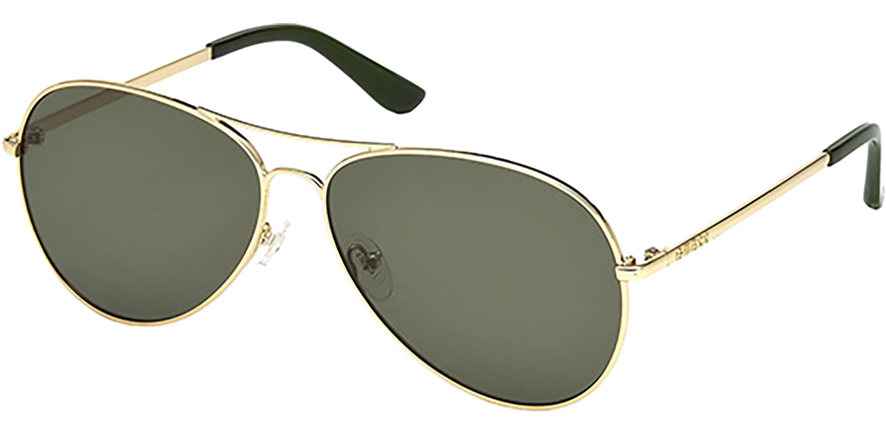 Guess Classic Gold-Tone Teardrop Aviator - Eyedictive