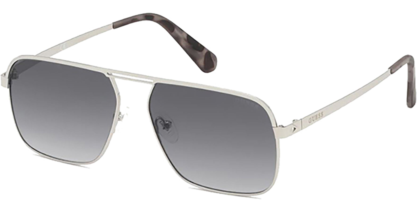 Guess Metal Silver-Tone Modern Pilot - Eyedictive