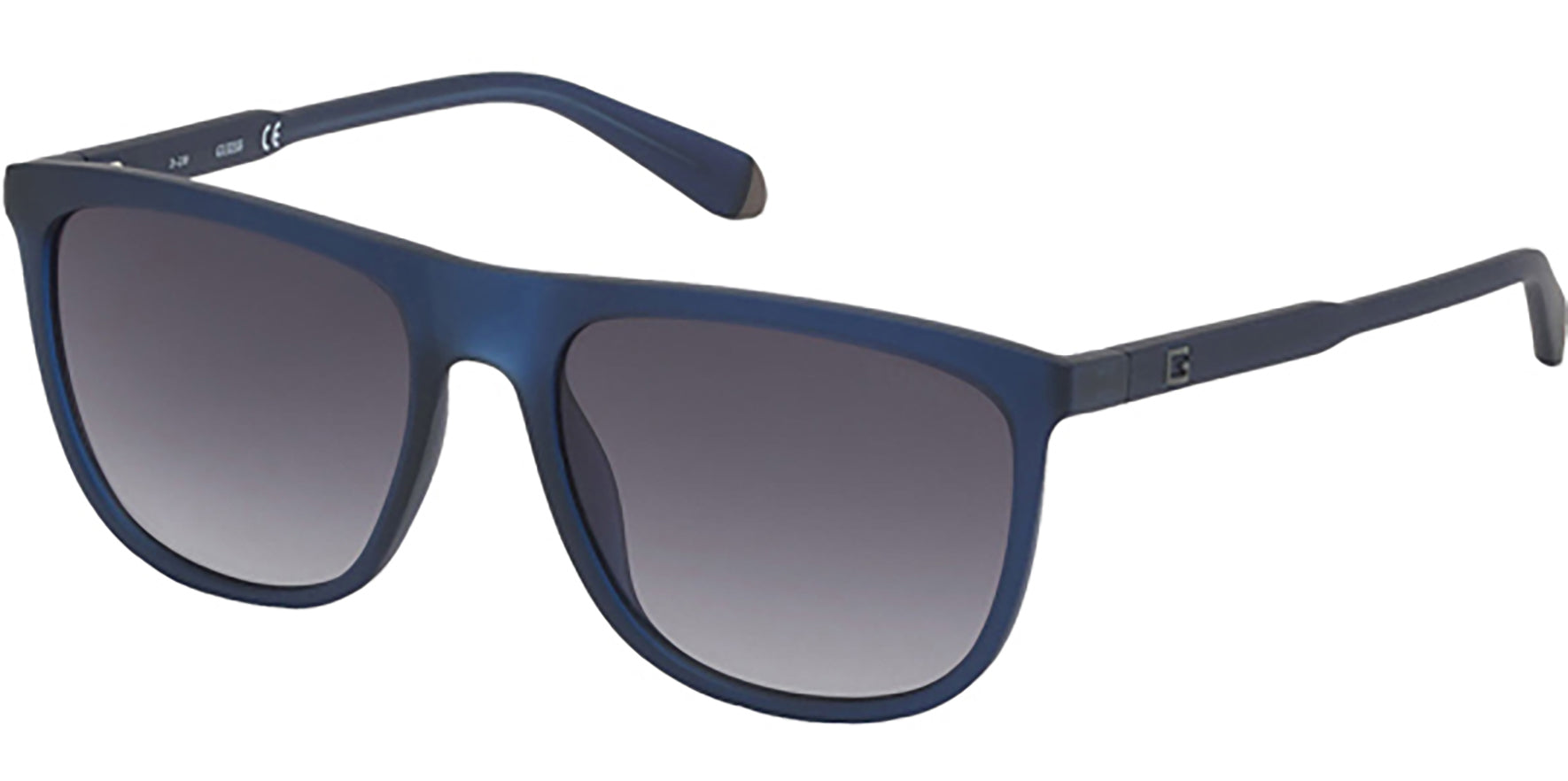 Guess Melvin Matte Blue Square w/ Gradient Lens - Eyedictive