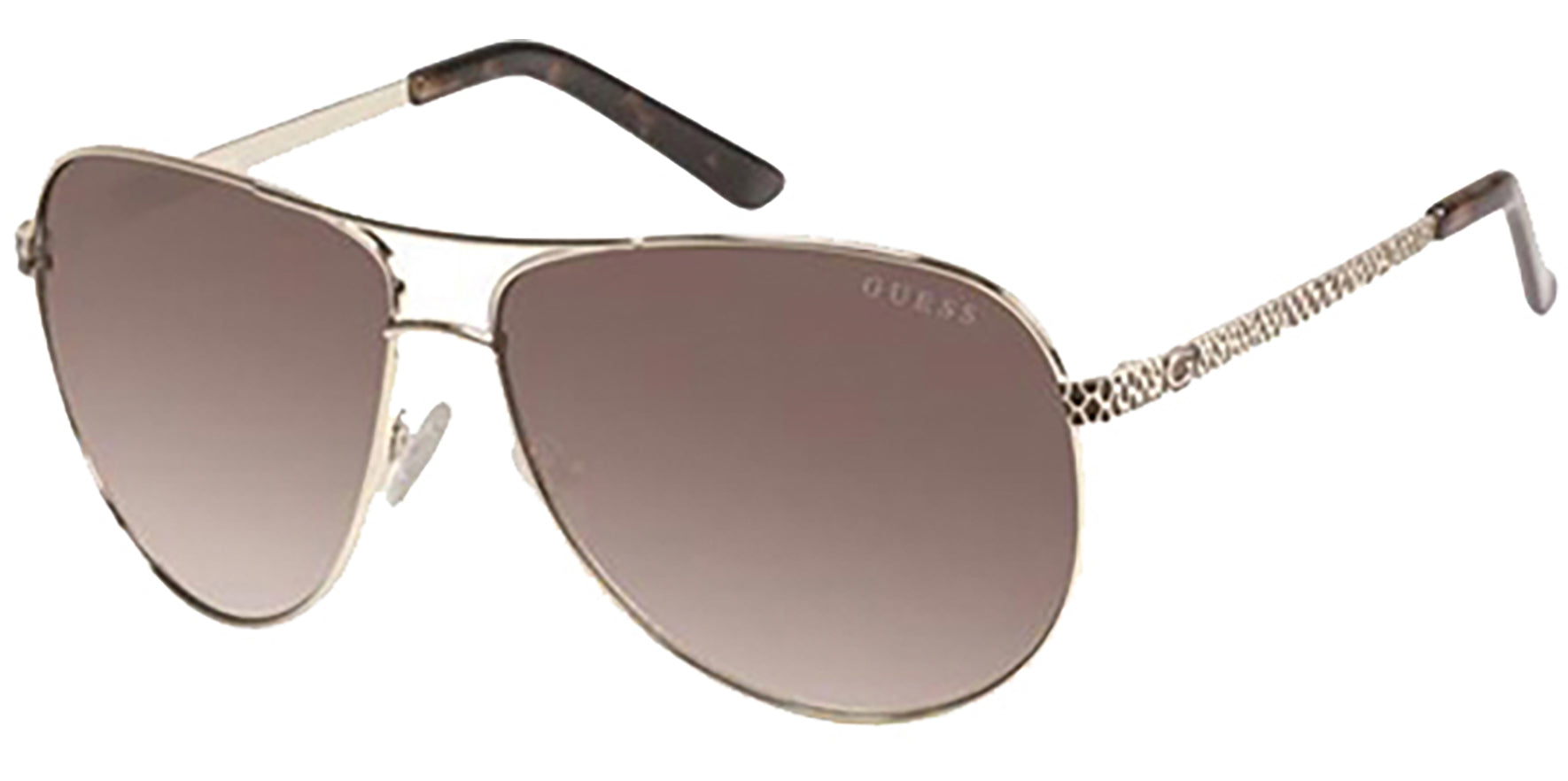 Guess Classic Aviator w/ Brown Gradient Lens - Eyedictive