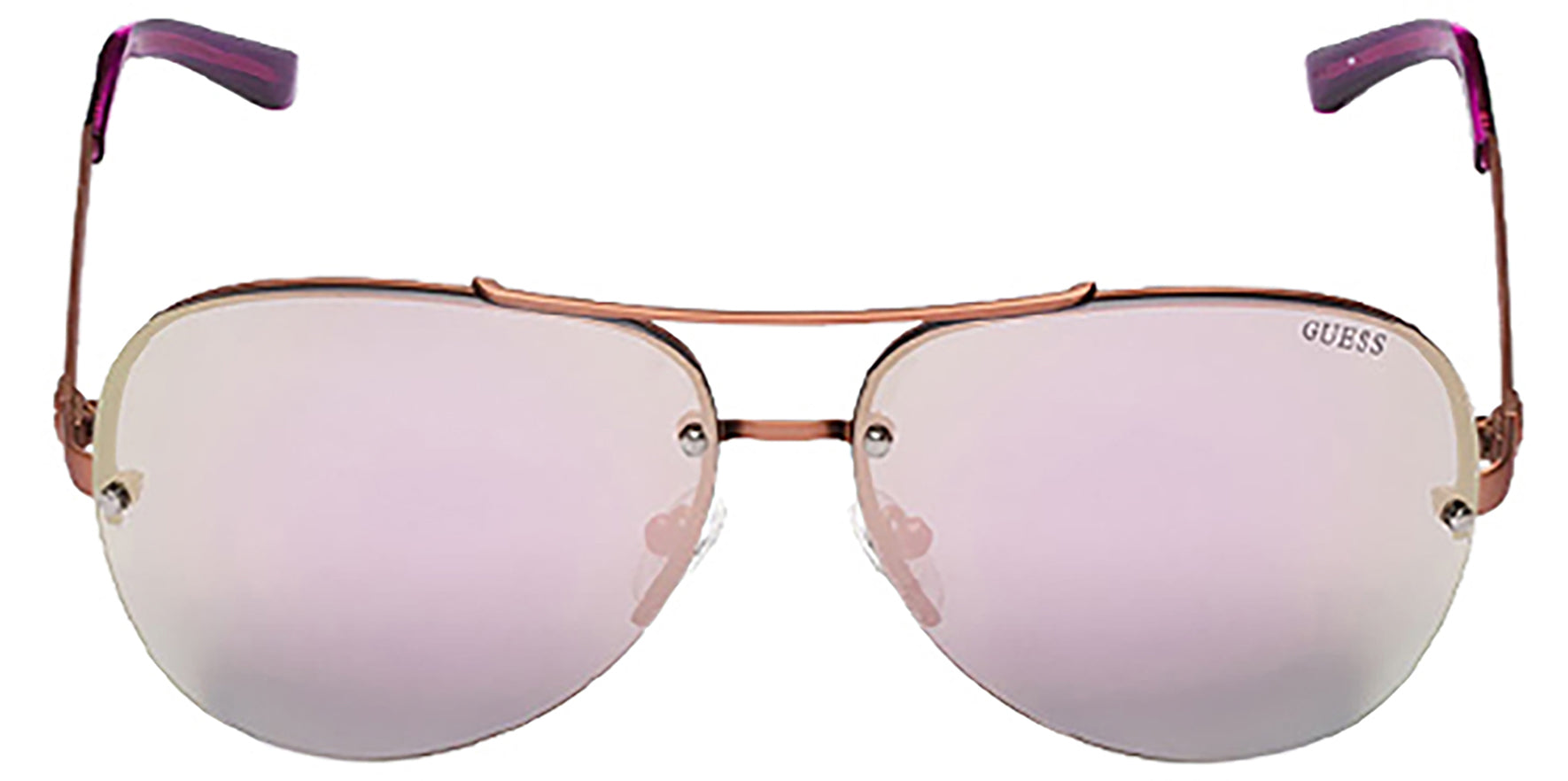 Guess Rimless Aviator w/ Mirrored Lens - Eyedictive