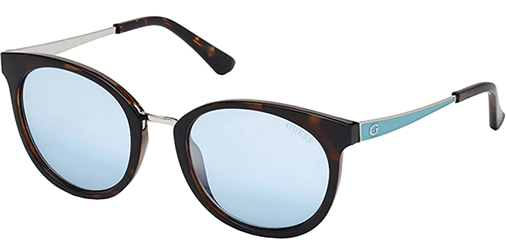 Guess Dark Havana Rounded Cat Eye - Eyedictive