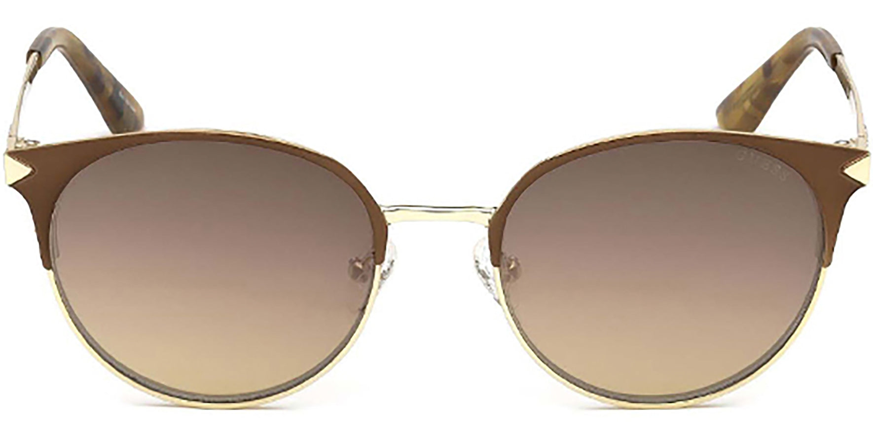 Guess Gold-Tone Browline w/ Gradient Lens - Eyedictive