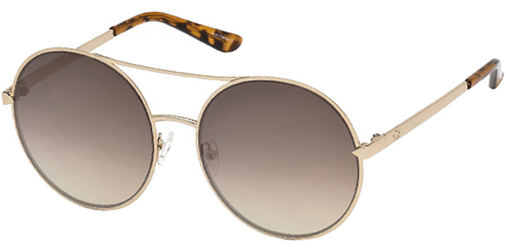 Guess Round Shiny Gold Aviator - Eyedictive